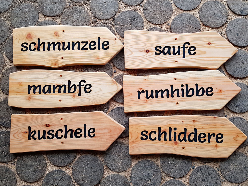 DIY Anleitung für Wegweiser aus Holz