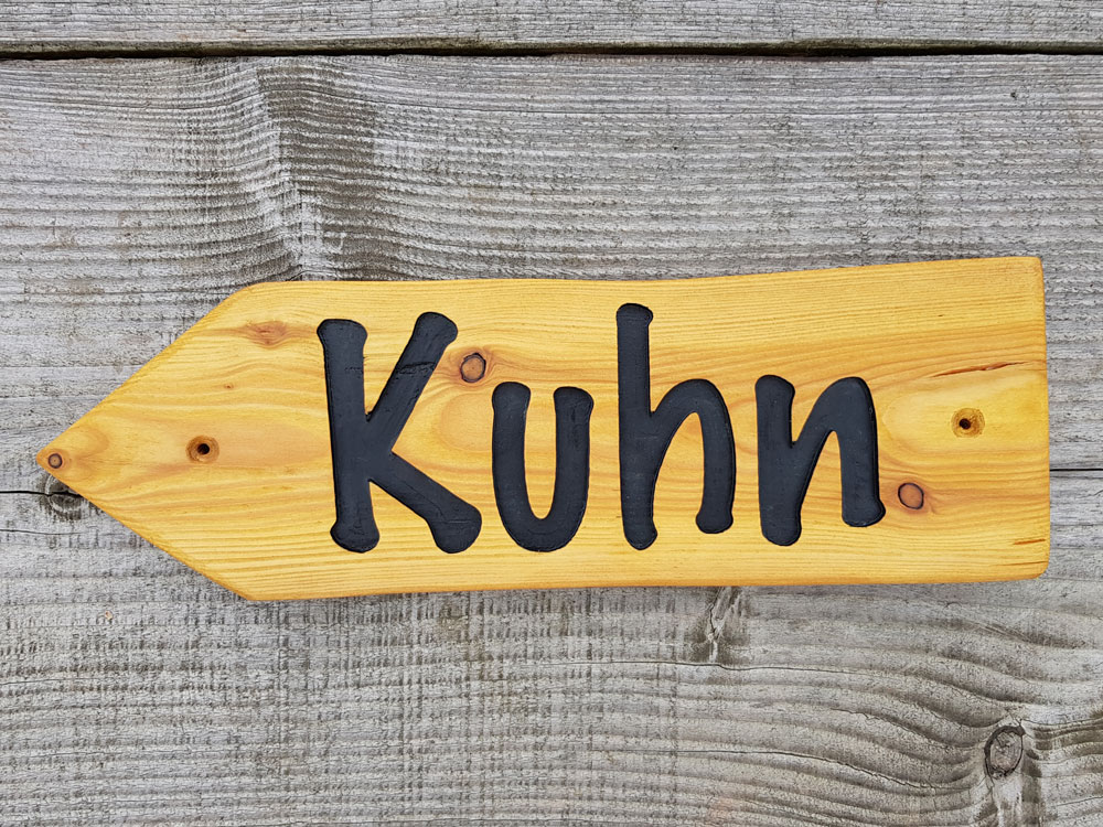 DIY Anleitung für Wegweiser aus Holz